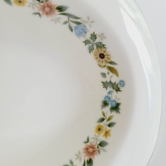 Royal Doulton Pastorale Oval Serving Bowl Floral Band, Vintage c.1970-90 England - Picture 4 of 11